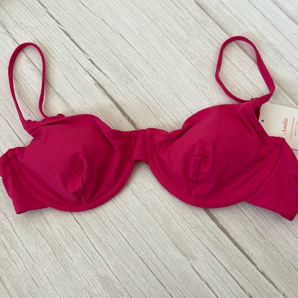 ANDIE Swim: The Bermuda Top in Nehi - Picture 2 of 8